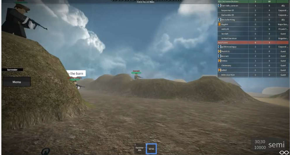 Aleczaender at his first real raid against the 82nd Airborne